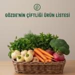 Gözde'nin Çiftliği Mevsimsel Gıda Paketi