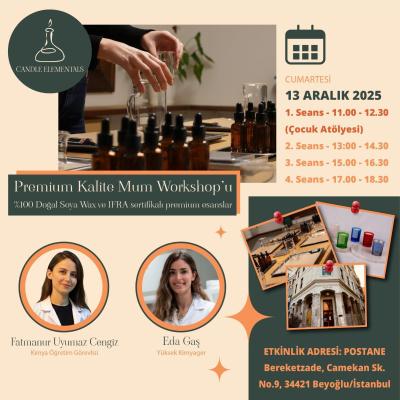 Bilimden Sanata: Soya Mum Yapımı Atölyesi